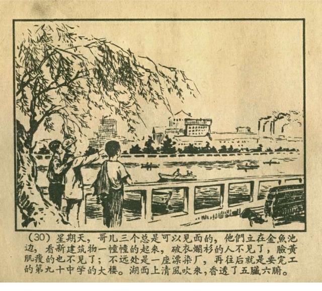 龙须沟一家人家一本1958年的故事经典老连环画
