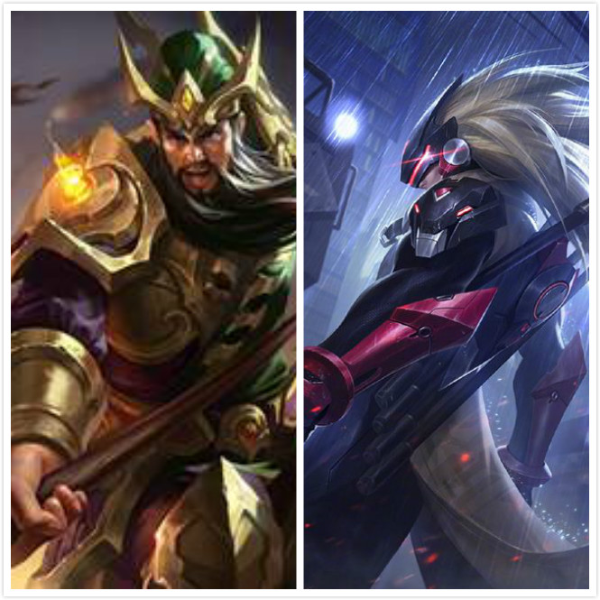 原创王者荣耀五虎上将vs五长城守卫军撸友你觉得哪方胜算大