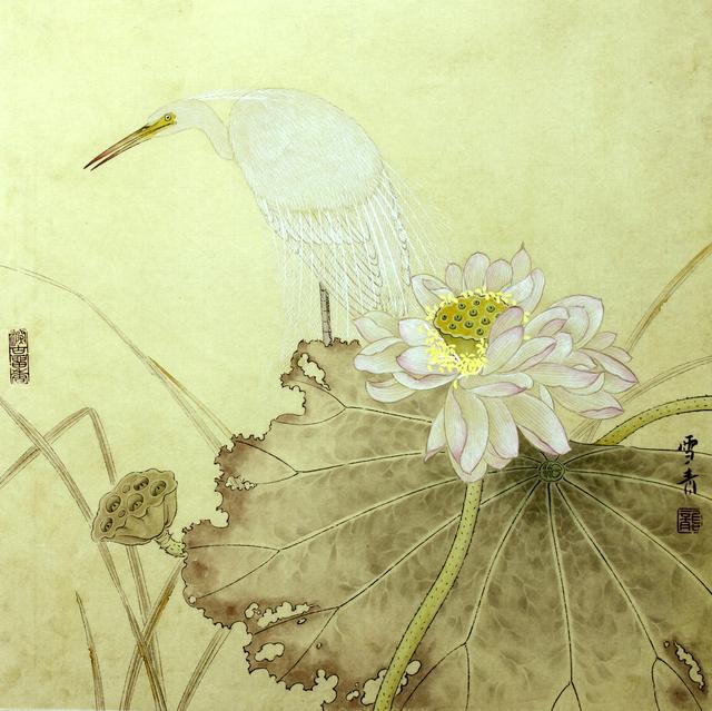 龚雪青工笔花鸟高清图欣赏