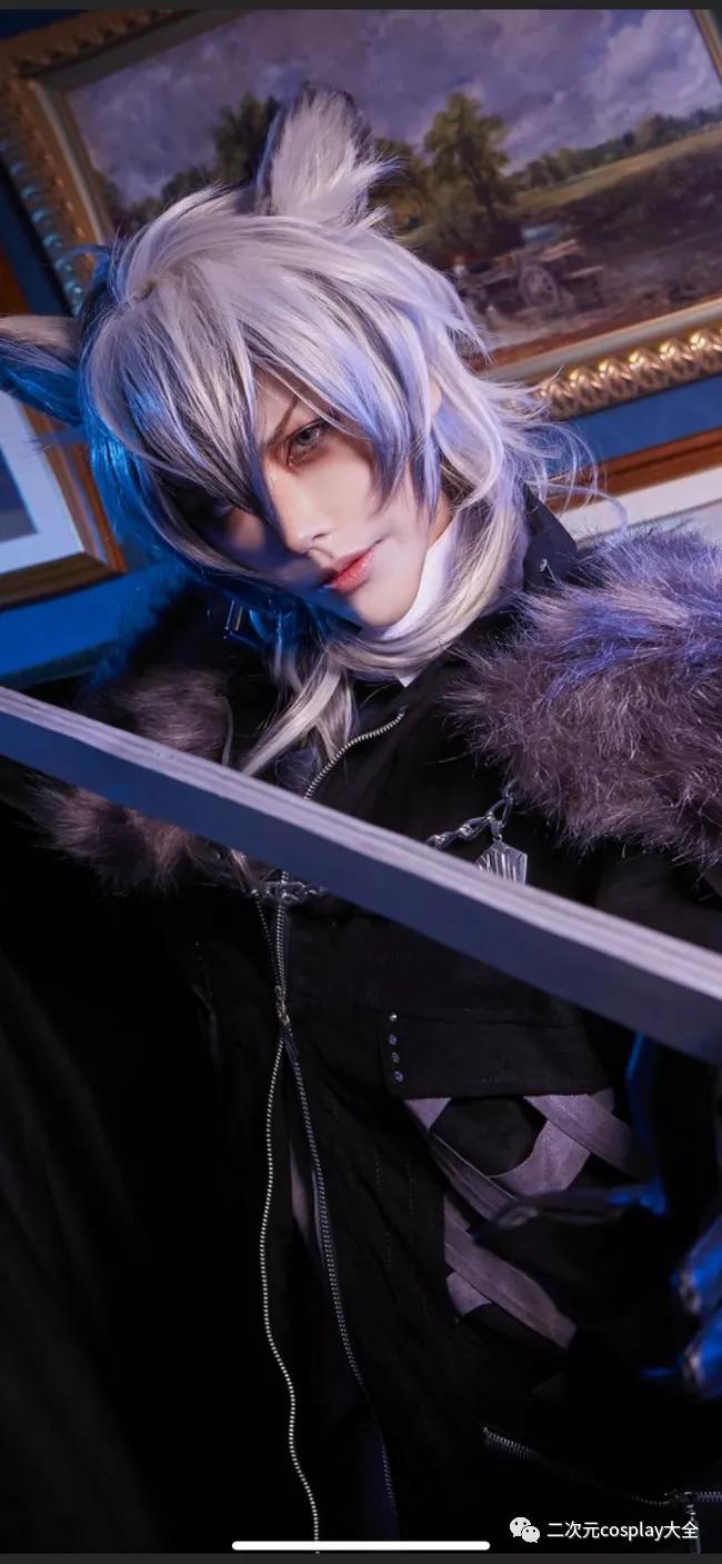 男友力十足气质特别有魅力的银老板明日方舟银灰cos