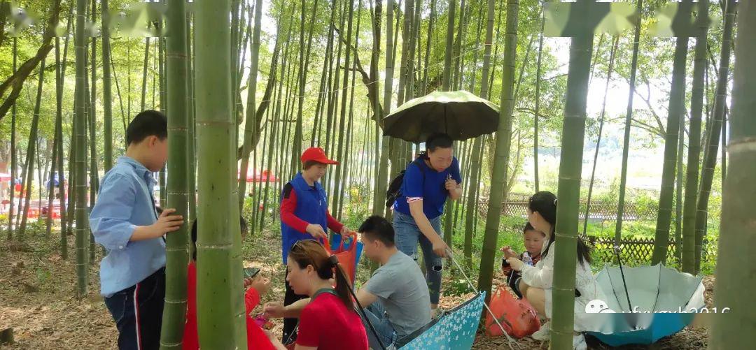 五一期间永丰县义工赴井心村开展爱护环境做文明游客活动