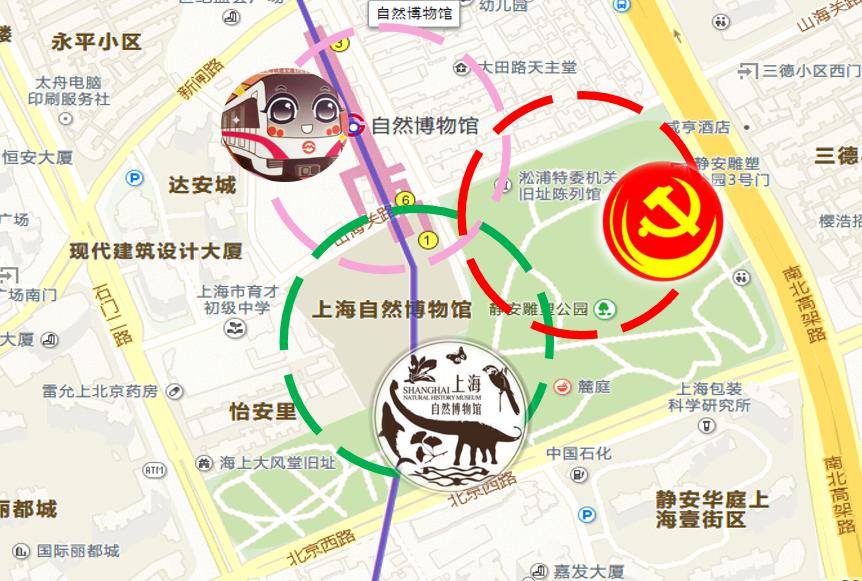 上海自然博物馆平面图图片