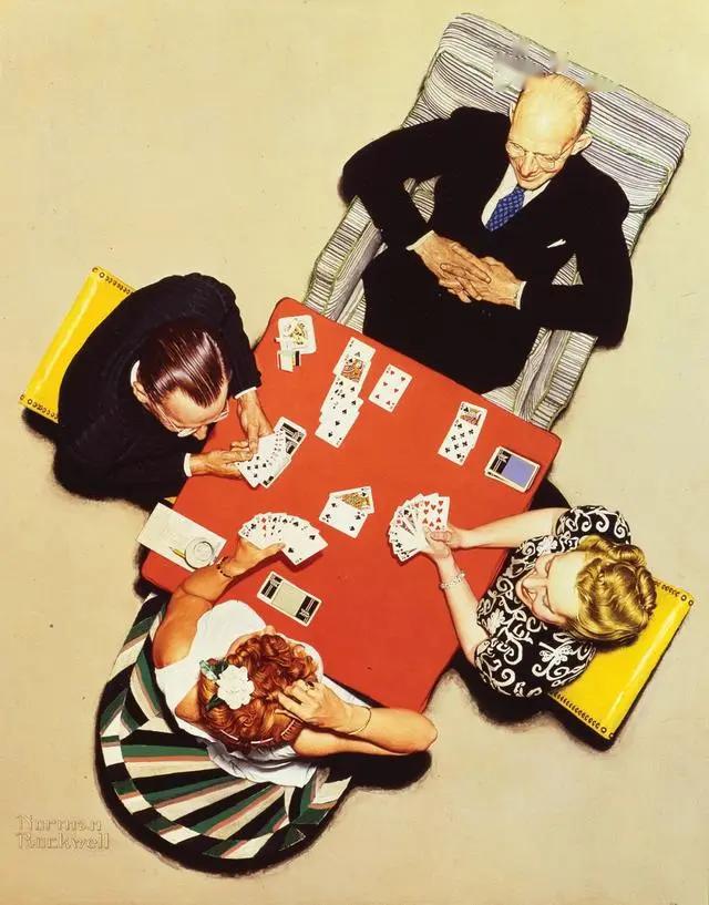 《桥牌》《打针前》"我得先看看你是不是个有证的医生!