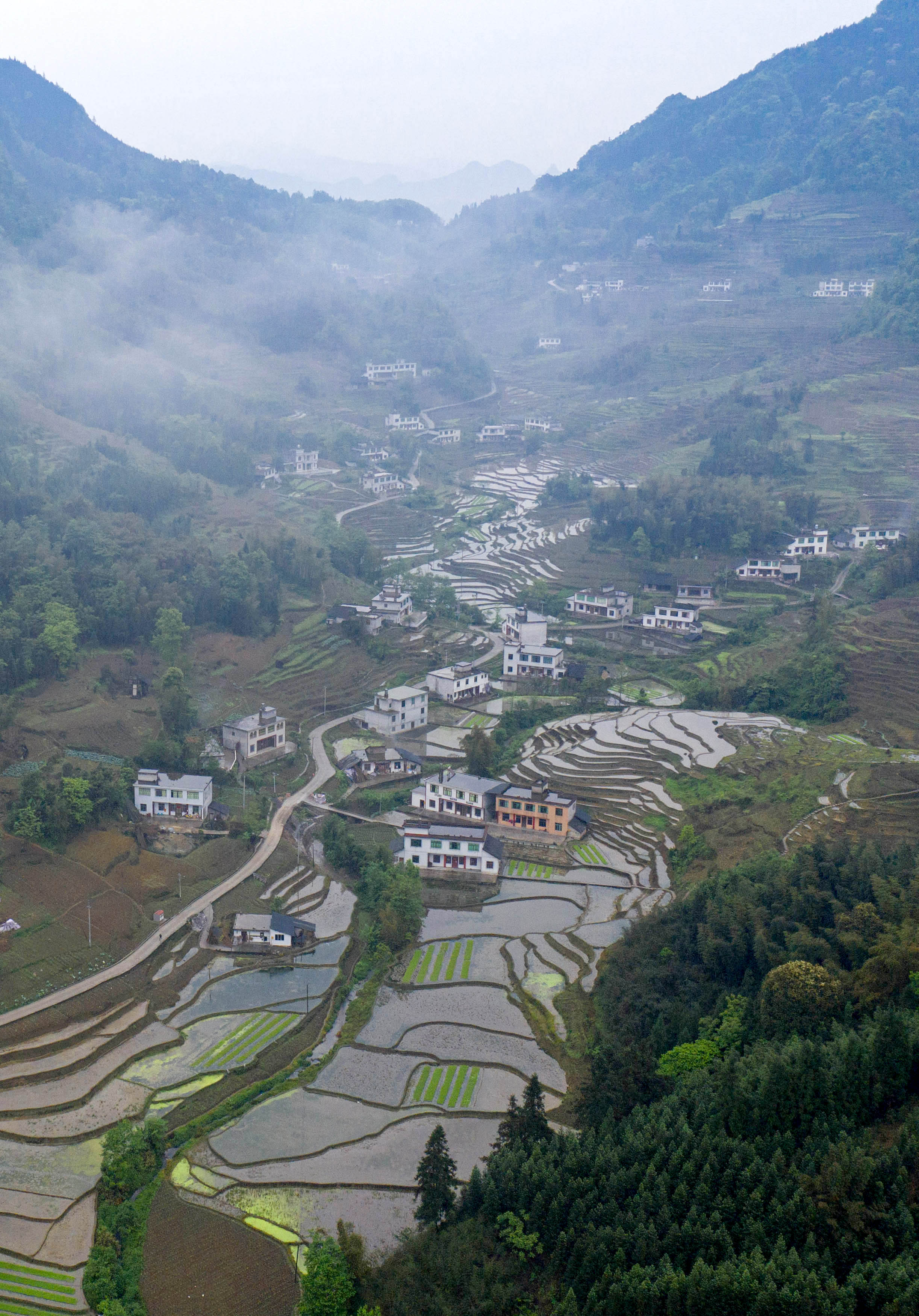 四川珙县:水润梯田