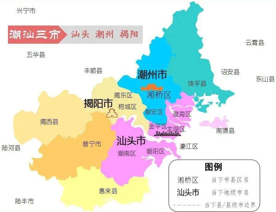 揭阳地理位置图片