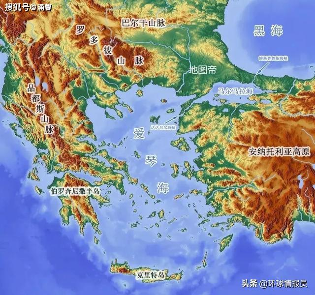 南欧地形图片
