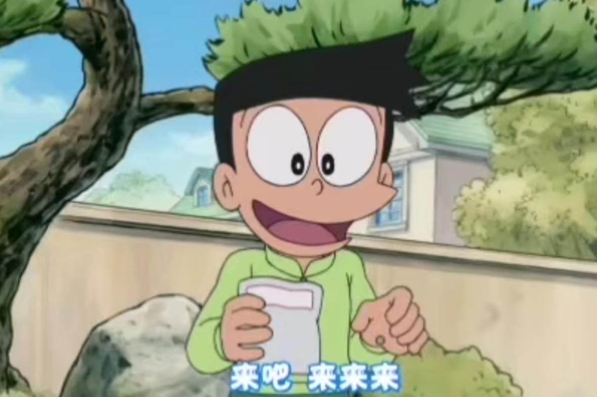 原来在哆啦a梦里小夫没怎么出现过正脸看到正脸后爆笑不止