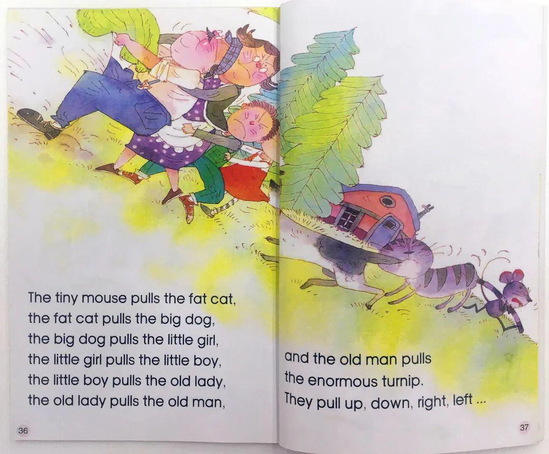 我们选用其中的level 1作为k1小朋友的暑期教材,绘本内的单词相对通俗