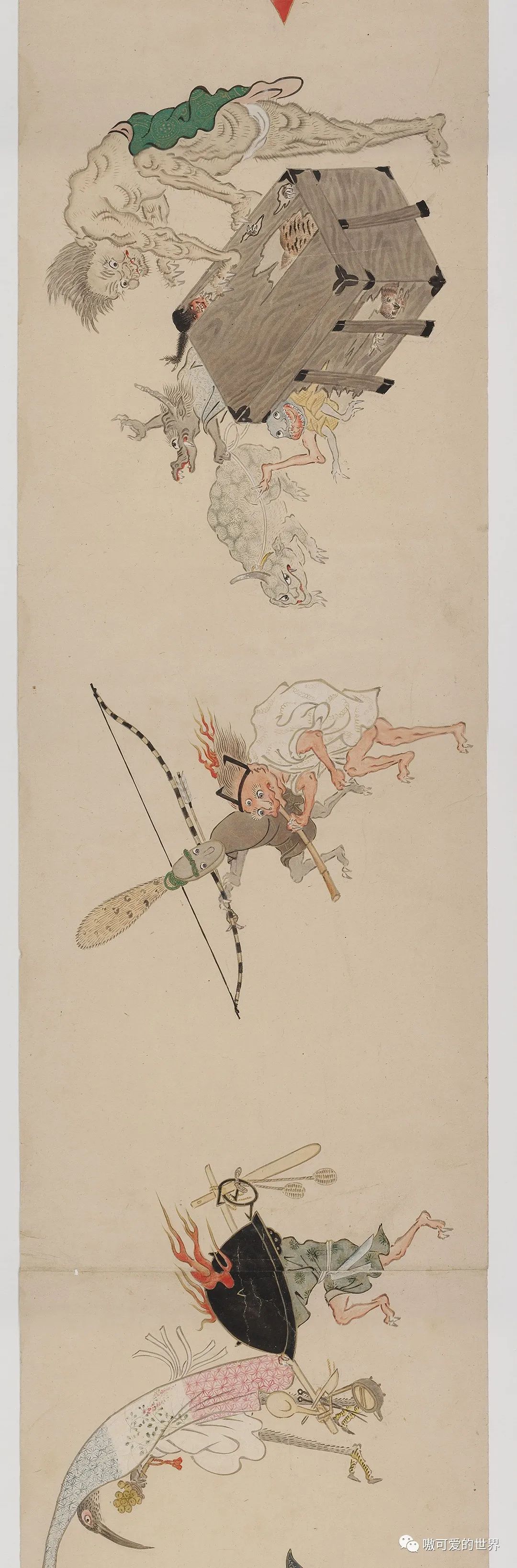 古画赏魑魅魍魉黑白无常百鬼夜行速速回避第二期