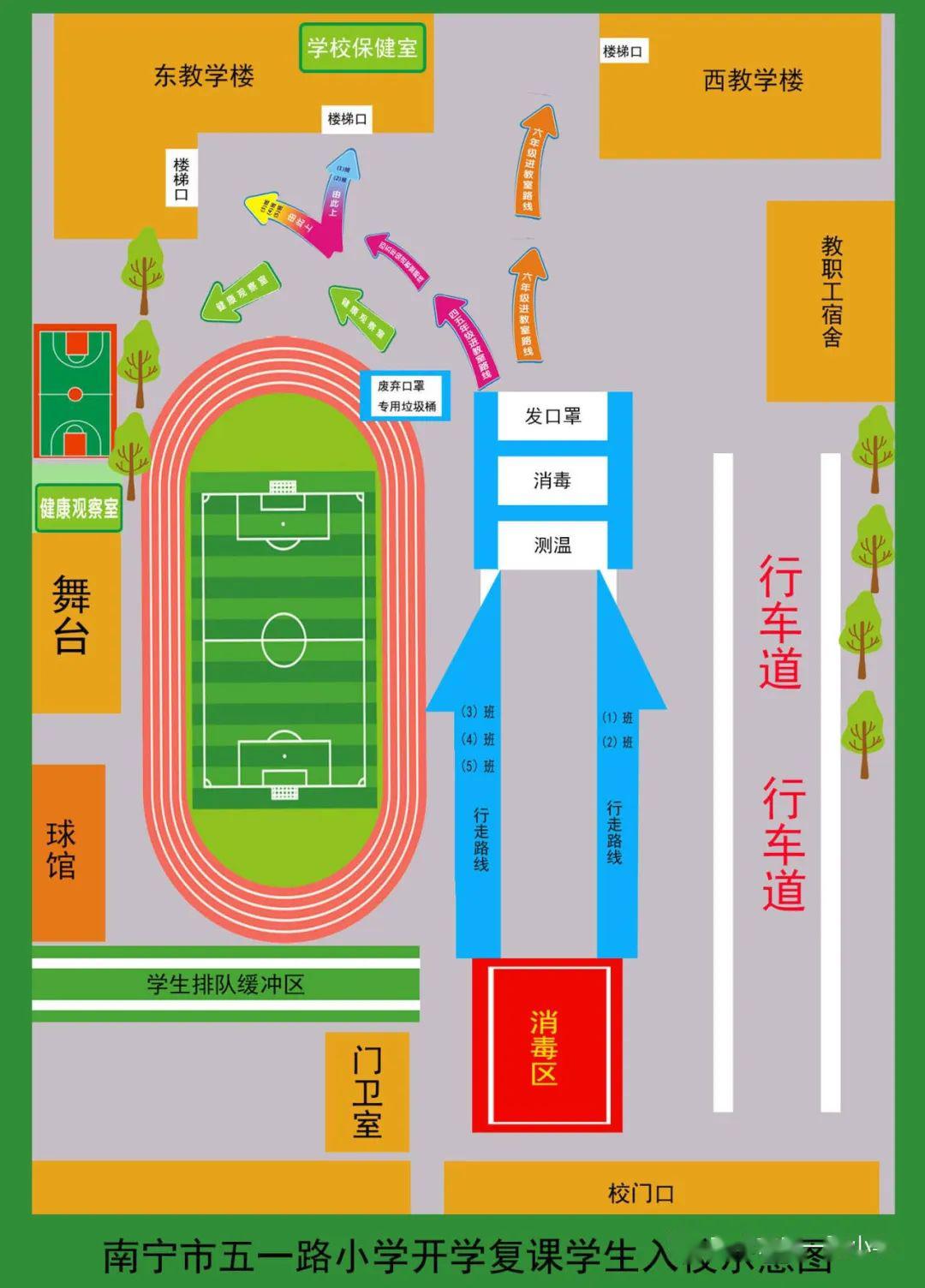 开学啦│春暖花开少年归南宁市五一路小学积极做好第