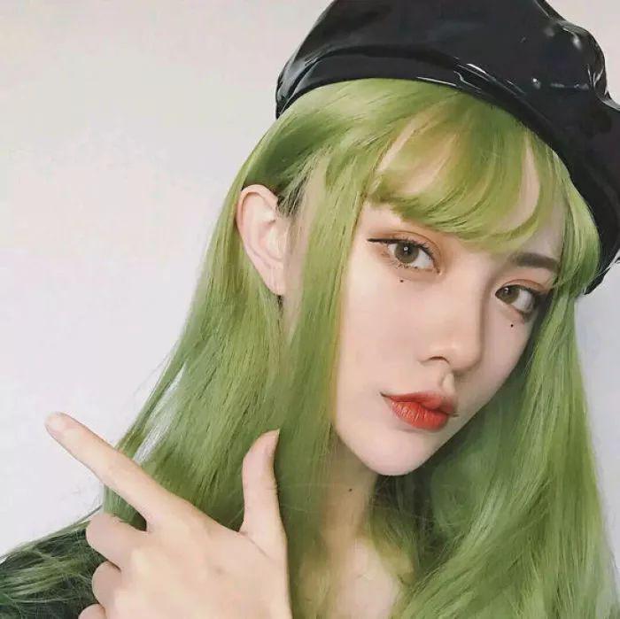 这波绿色系女生头像送给你