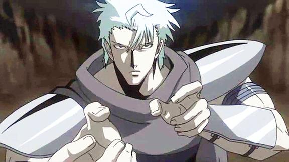 北斗神拳拉欧的左膀右臂尤利娅的哥哥天狼龙牙投入拳王氅下