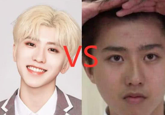 小鲜肉卸妆前vs卸妆后,明星和路人的区别,网友:化妆必不可少_鹿晗