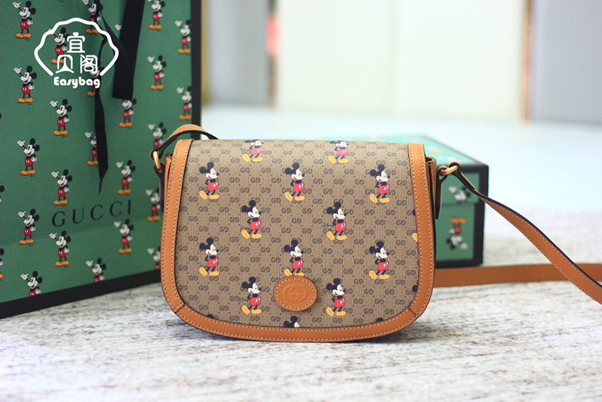 古驰迪士尼guccixdisney联名限量款米奇包包来圈粉啦