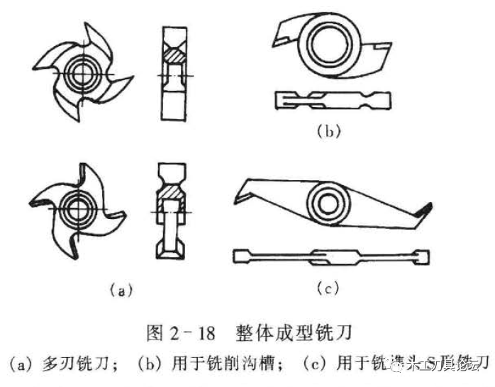 铣刀cad图纸画法图片