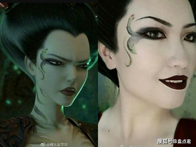 当国漫《白蛇缘起》遇到神级coser,简直不要太像了_蛇母