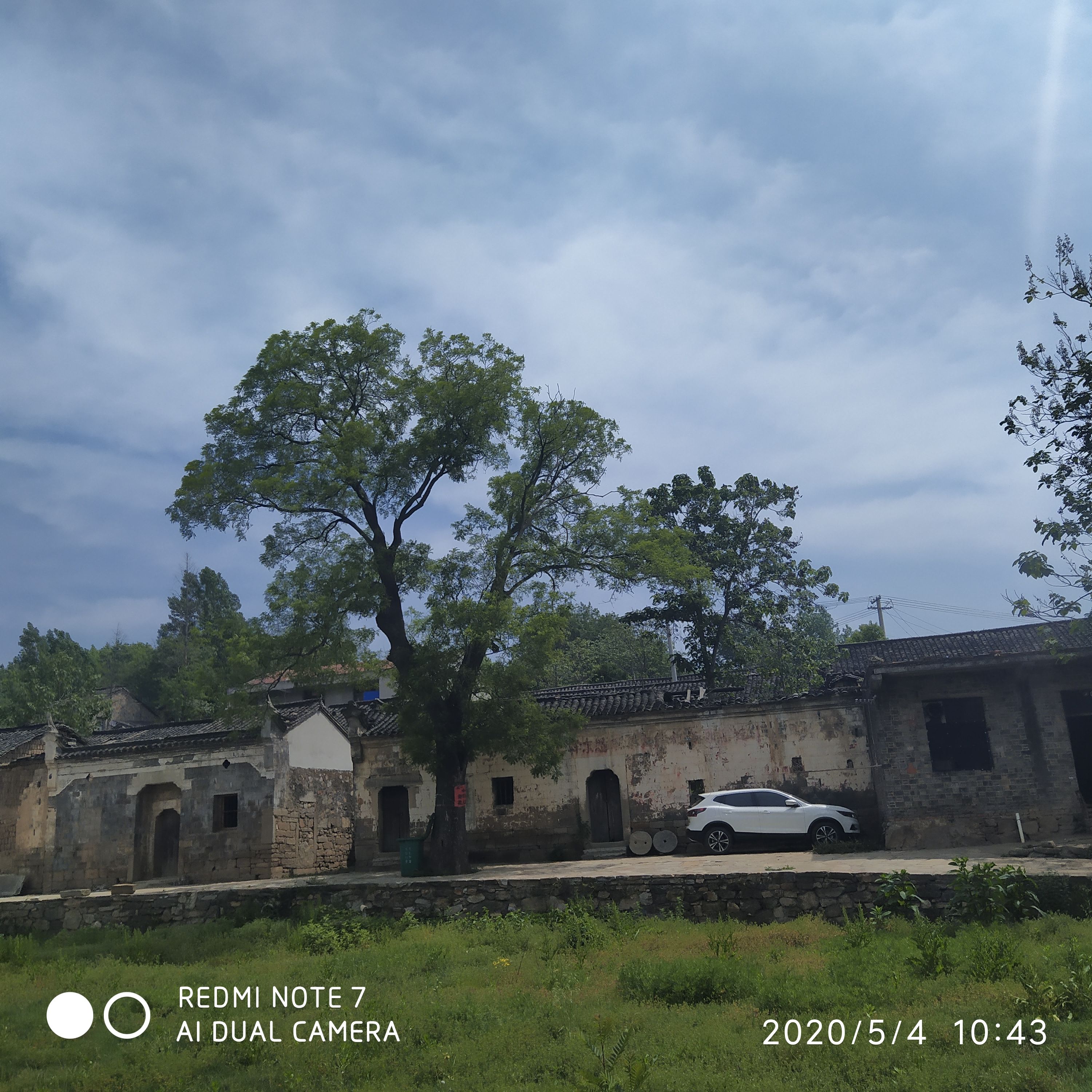 湖北省红安县华家河镇近700年历史的古村落祝家楼