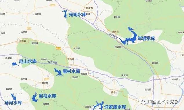 在上游及其支流建有跋山,岸堤,田庄,许家崖,唐村等大中型水库20余座和