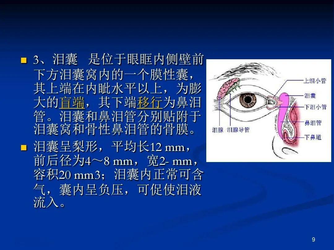 泪器解剖及相应疾病鉴别诊断