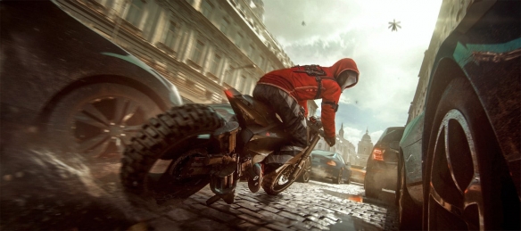 ign《喋血战士》概念艺术图 范迪塞尔主背影血迹斑驳