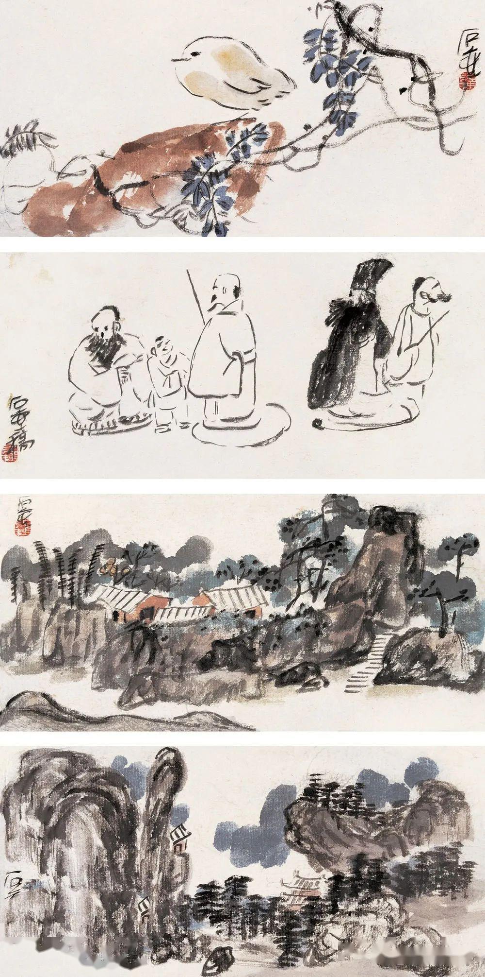 东方梵高陈子庄评历代大师宋徽宗的画没一张是好的花鸟都只是标本水