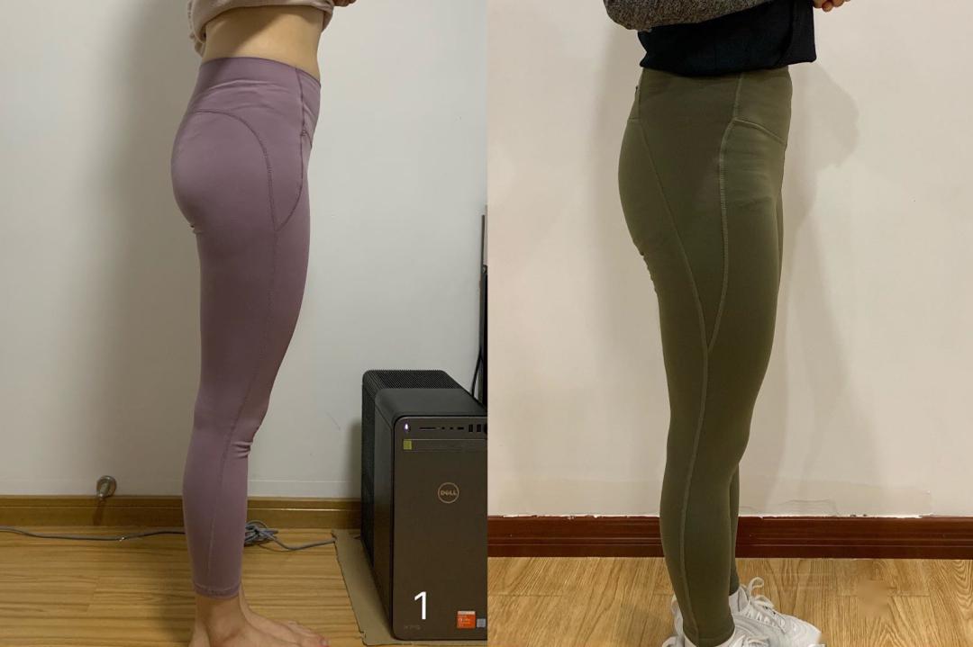 内八,膝盖内旋,小腿较细但大腿外凸,视觉上显粗壮