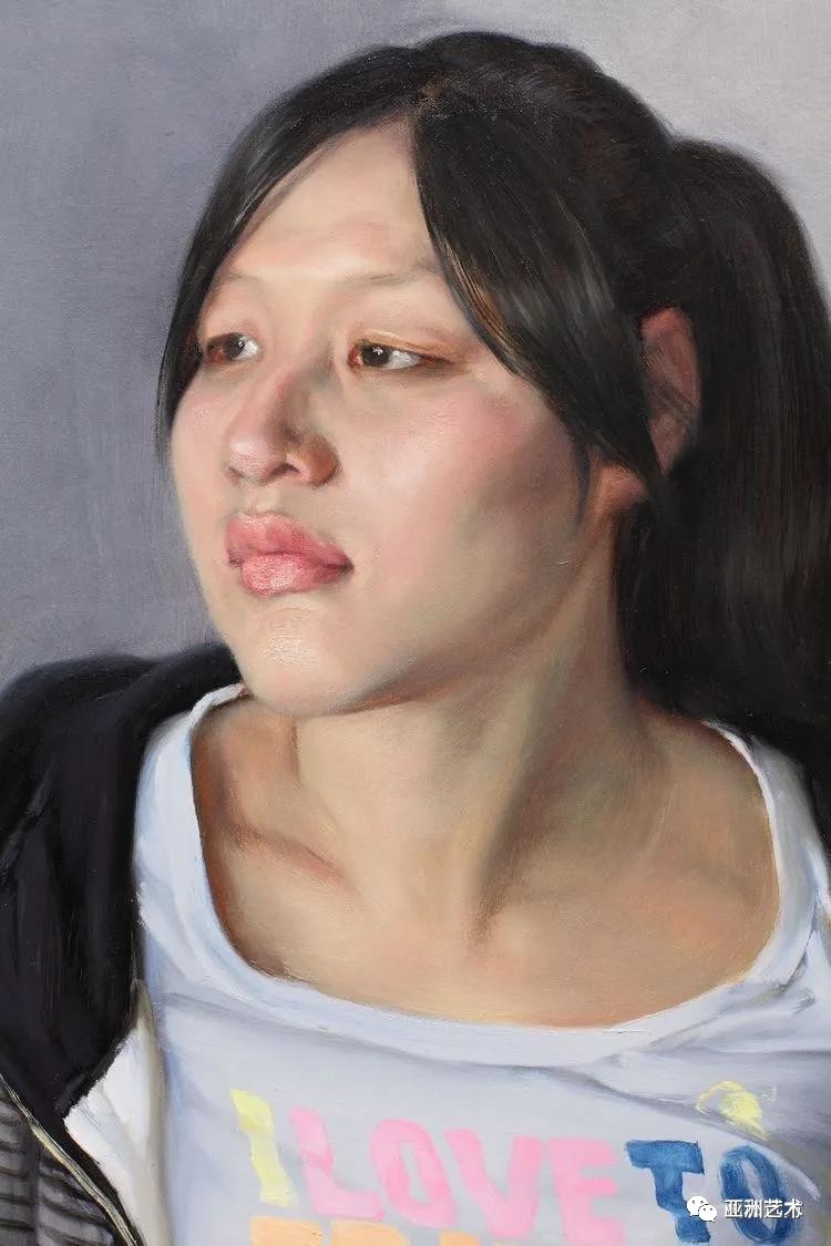 于小冬油画肖像写生作品欣赏