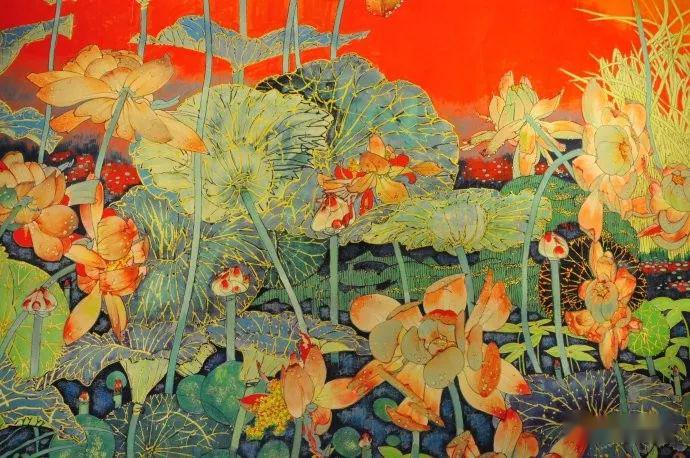 四十位现当代名家笔下的荷,精彩!_荷花