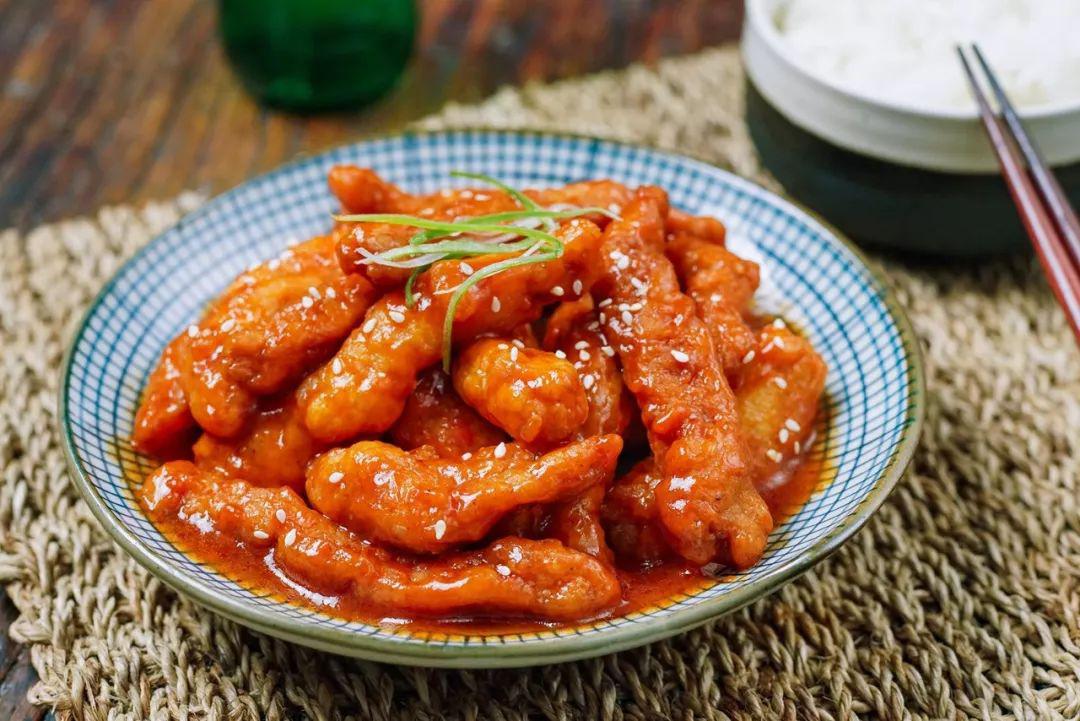 糖醋里脊这么简单酸甜可口外焦里嫩简直好吃到逆天