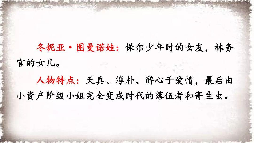 八下语文名著导读知识梳理钢铁是怎样炼成的