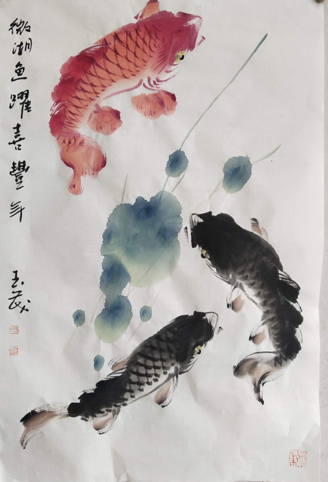 著名画家-杨玉茂作品_滕州