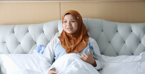 36岁的产妇张莉来医院阳光产房待产时,已顺产下三个巨大儿宝宝