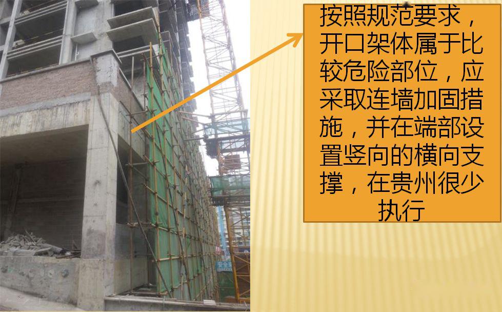 图解扣件式钢管脚手架正确做法及违规示例对照检查吧