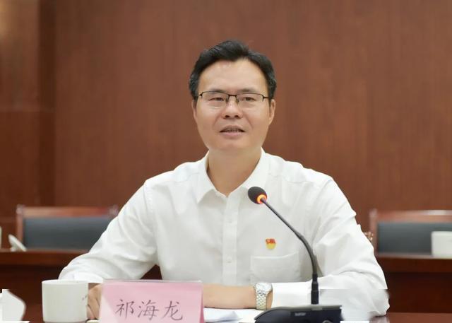 祁海龙在抗疫青年代表座谈会上寄语平湖广大青年