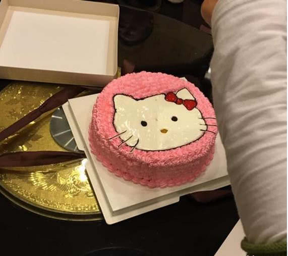 铲屎官跑到离家3km的地方去订了一份蛋糕,为了给灰灰一个梦幻的生日