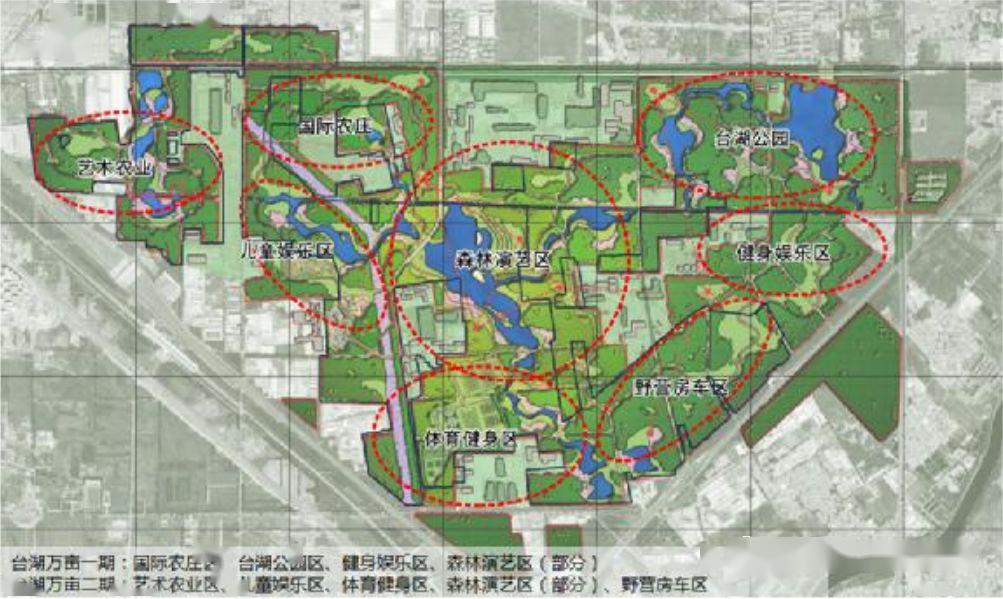 实现大尺度森林景观的建设目标,还将为台湖演艺小镇提供森林演艺区