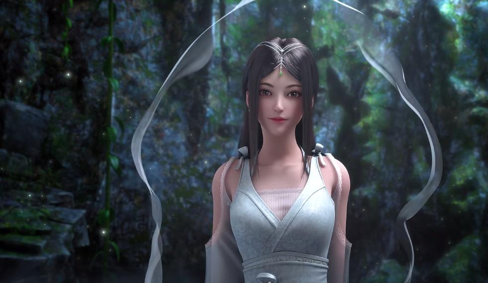 《西行记之再见悟空》仙女素衣太美了,网友:像网游宣传女神_花果山