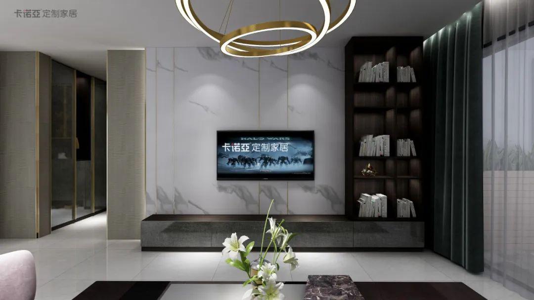 电视背景墙千万别空着,3招让客厅颜值upupup_收纳