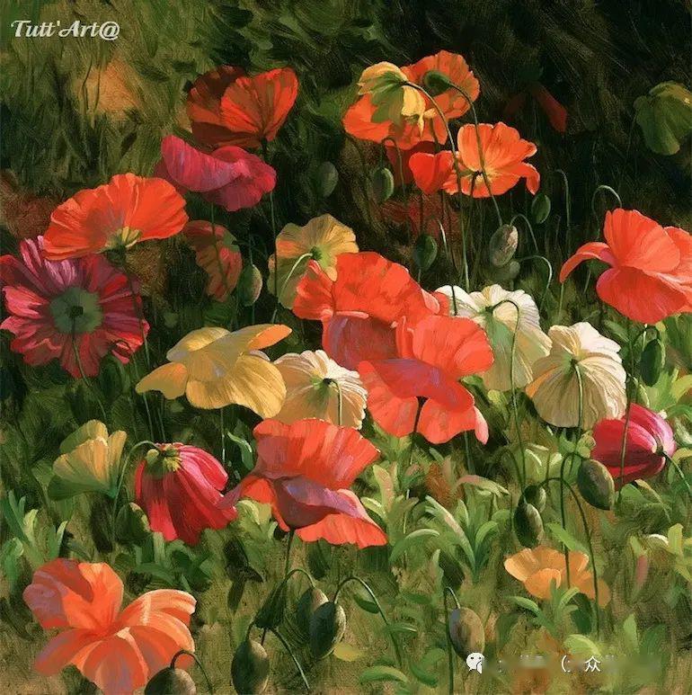 大众艺术网大胆色彩浓重笔触捕捉自然之美美国外光派画家里昂茹莱特