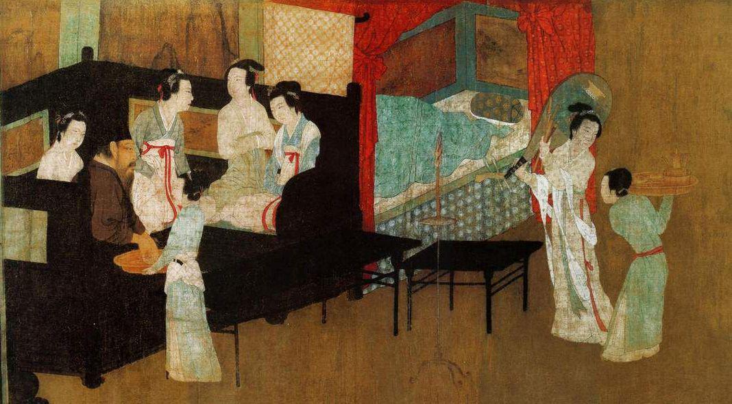 中国古代床榻间的学问：架子床、拔步床、罗汉床、美人榻_坐具