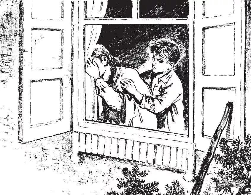 欣赏| 连环画《钢铁是怎样炼成的》_保尔