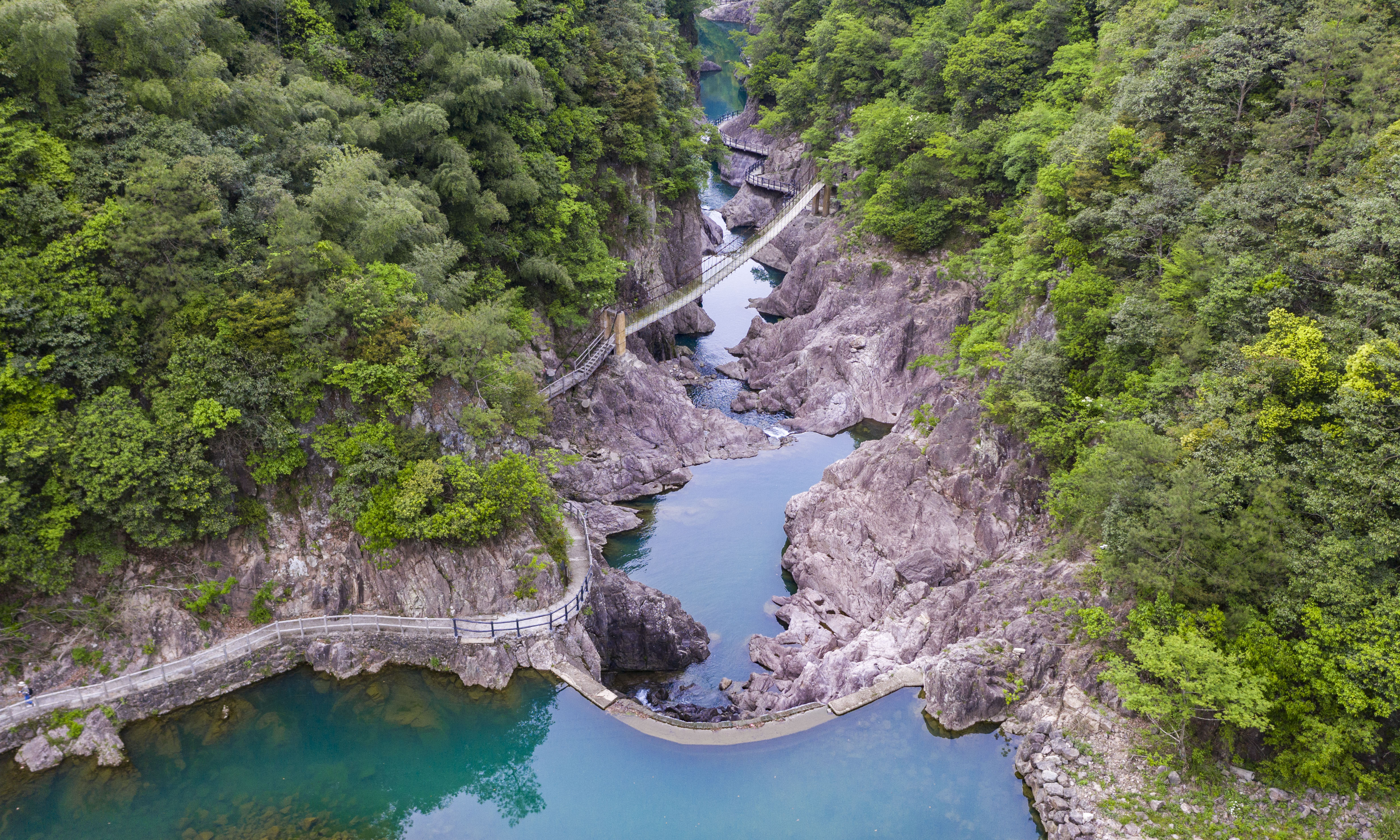 浙江有个十八涡山清水秀景色美多部电视电影曾在此取过镜头