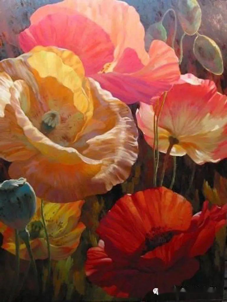 大众艺术网大胆色彩浓重笔触捕捉自然之美美国外光派画家里昂茹莱特