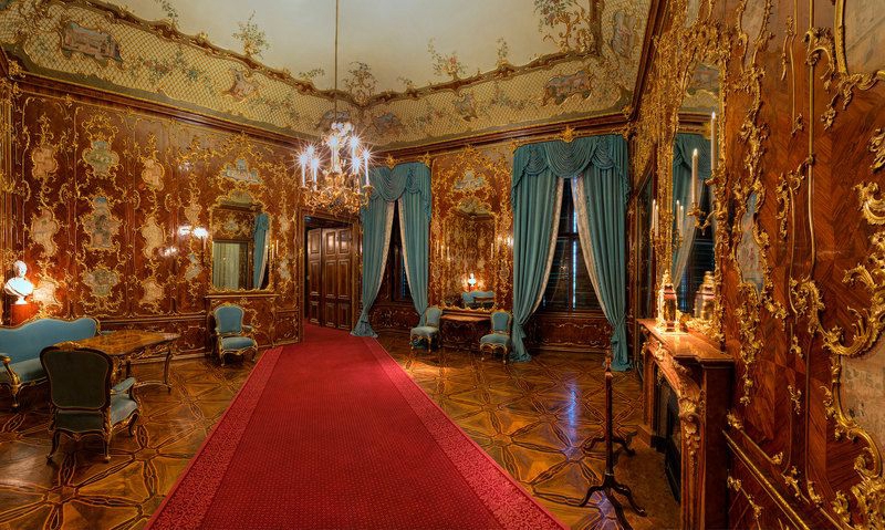 原创欧洲行69美泉宫承载着厚重历史的宏伟宫殿内景