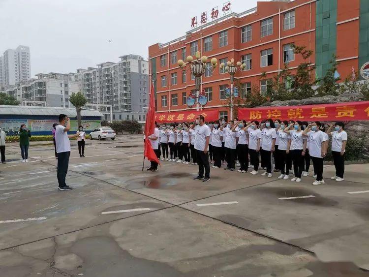 趙縣李春學校上天布雨澤喜看薔薇開