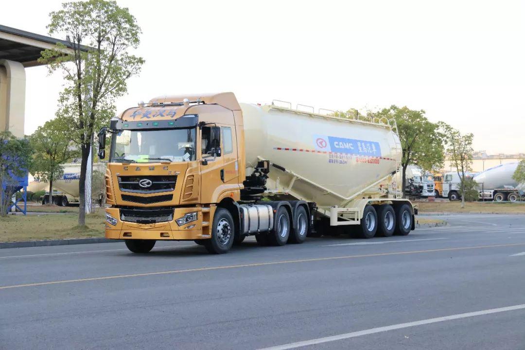 4月份同比大增44华菱星马实现搅拌车牵引车双引擎驱动