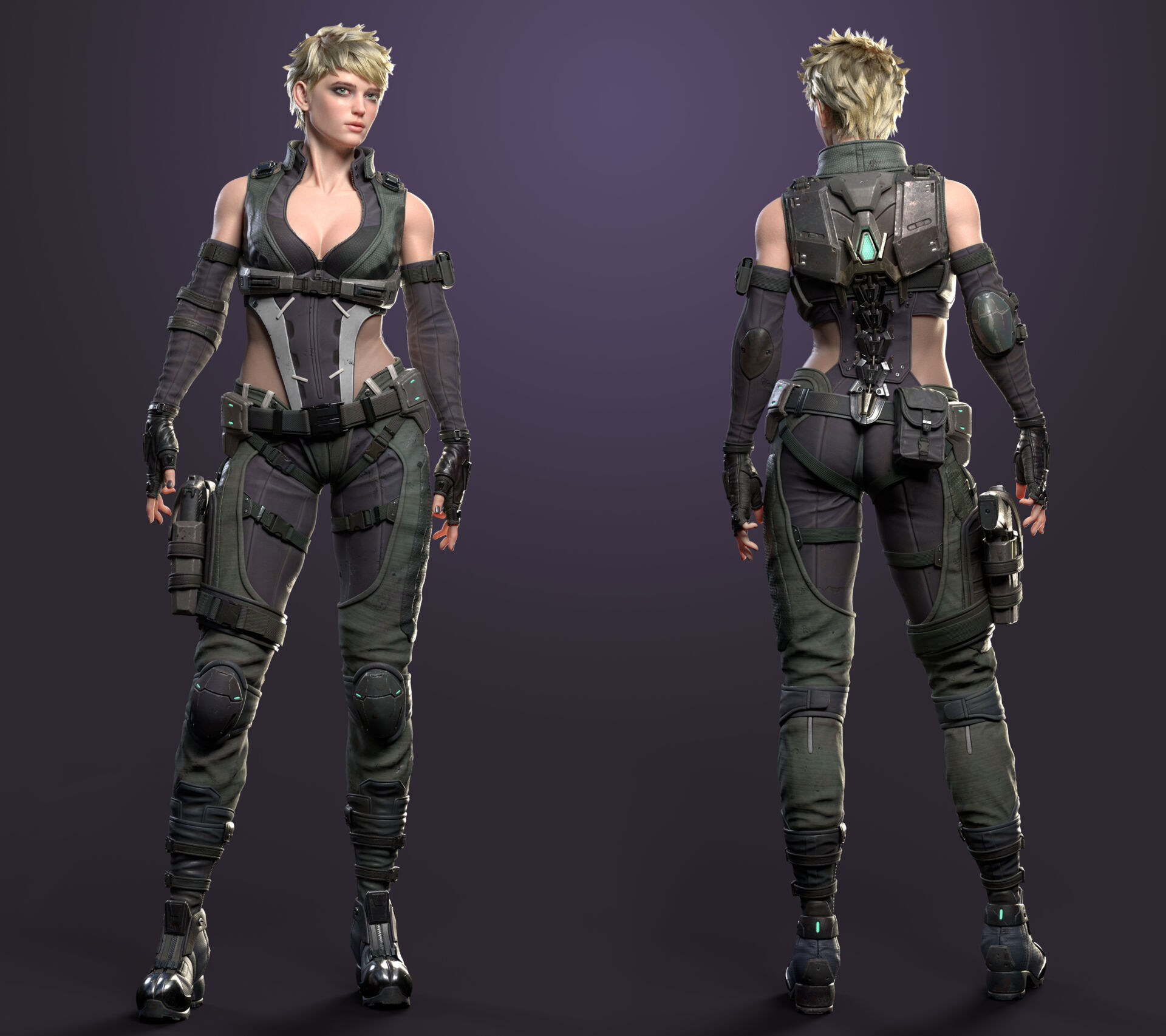 榜单202003期cg模型网作品