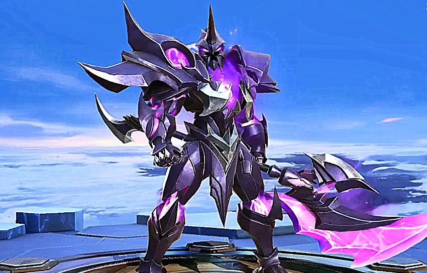 夏侯惇新皮肤曝光?紫色特效很有吸引力,无限飓风号看了自叹不如