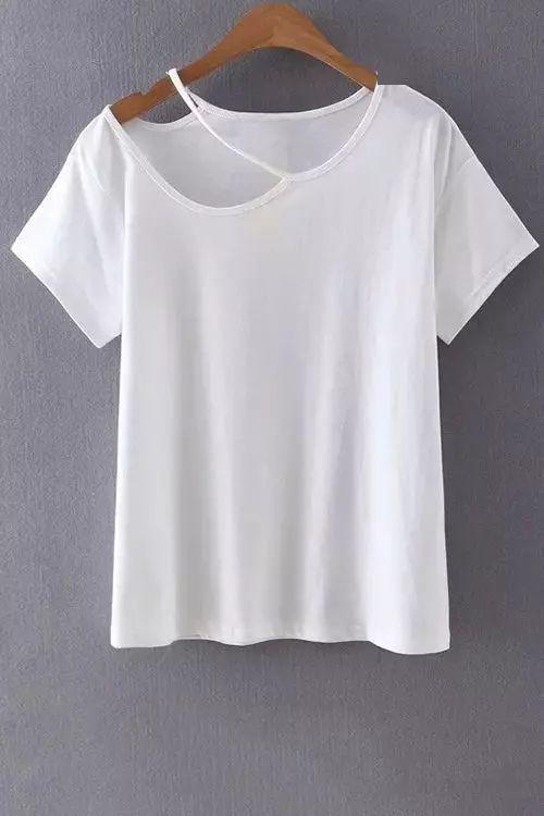 一件白t恤的30种改法,好看又不重样!_改造