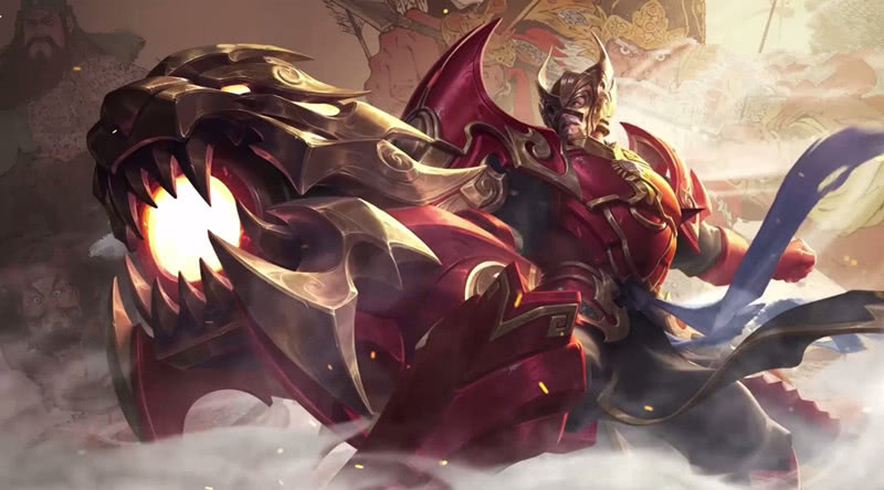 王者荣耀:黄忠五虎将皮肤"烈魂"曝光!大招召唤"巨像",太帅了吧?